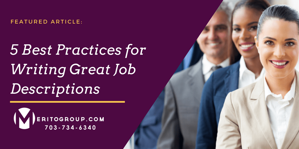 5 Best Practices for Writing Great Job Descriptions