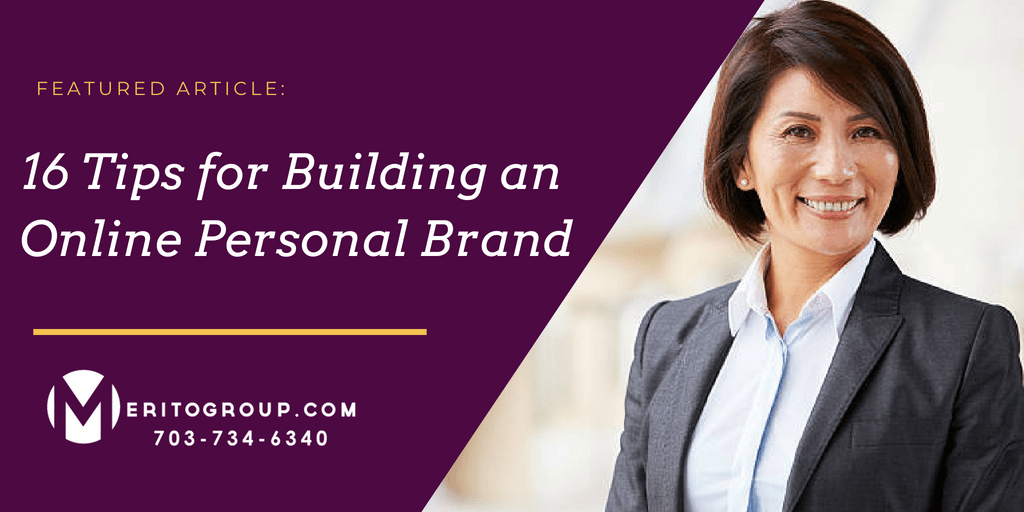 16 Tips for Building an Online Personal Brand